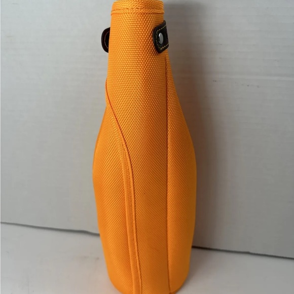 Veuve Cliquot Champagne Orange Bottle Sleeve Carrier with Zipper . - Picture 4 of 5